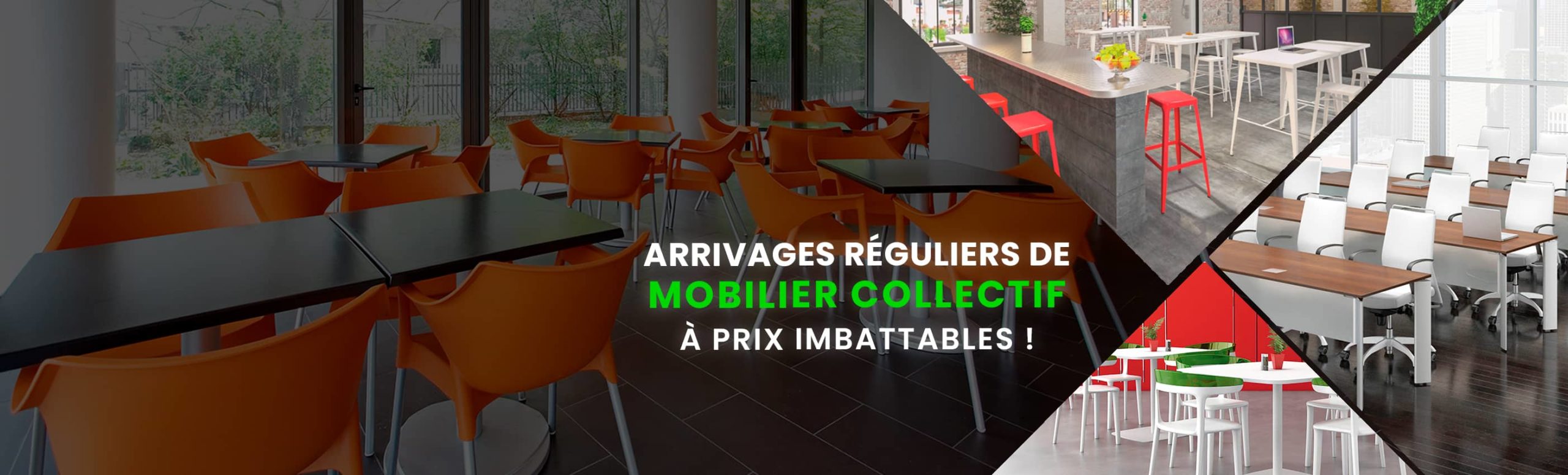 Mobilier collectif d'occasion